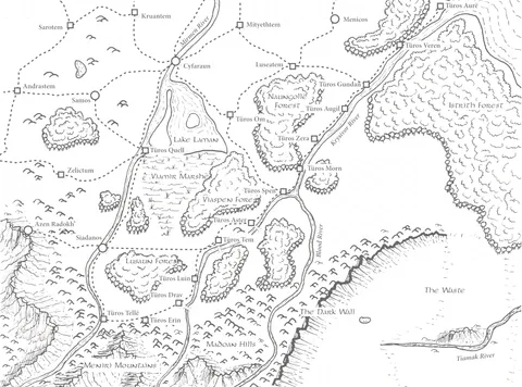 Map of The Borderlands
