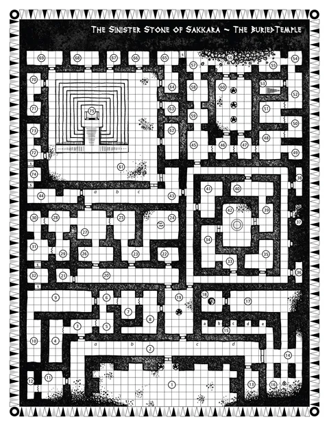 Map of Buried Temple