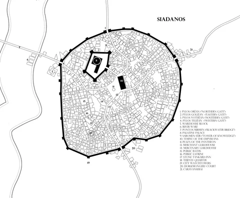 Map of Siadanos